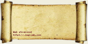 Alimpije Vojinović vizit kartica